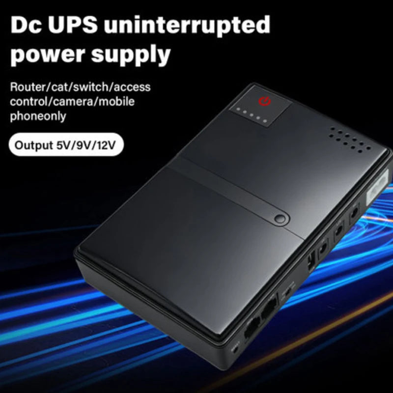 NEW DC18W/36W DC1018L/DC1036L 1A/2A 5V/9V/12V Large Capacity Multipurpose Mini Portable UPS Backup Power Adapter for WiFi Router Peaceful Pleasures Health and Wellness