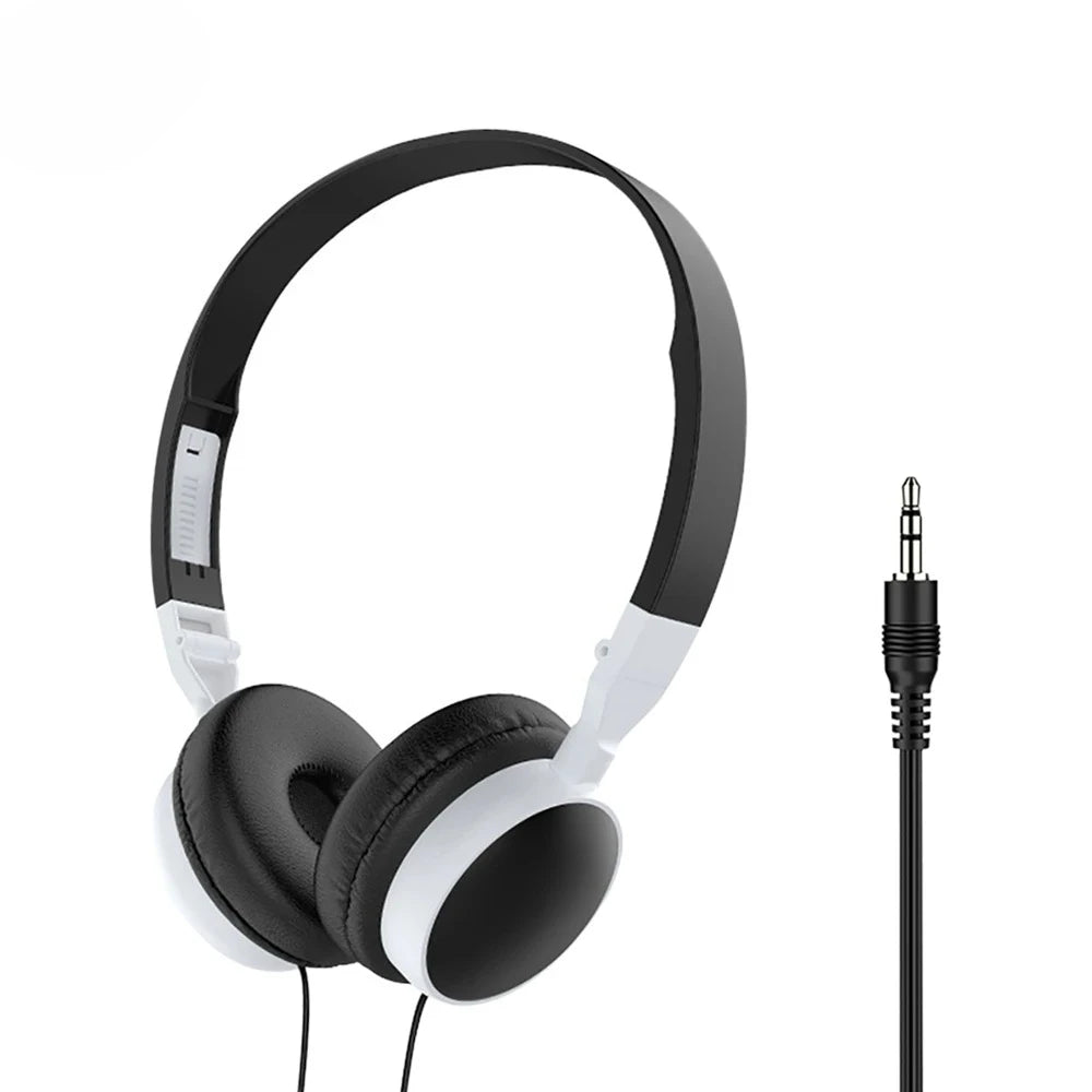 Subwoofer Wired Gaming Headset Hifi Sound Quality Foldable Portable 3.5mm Plug Headphones For Pc Game Host All Smartphones Peaceful Pleasures Health and Wellness