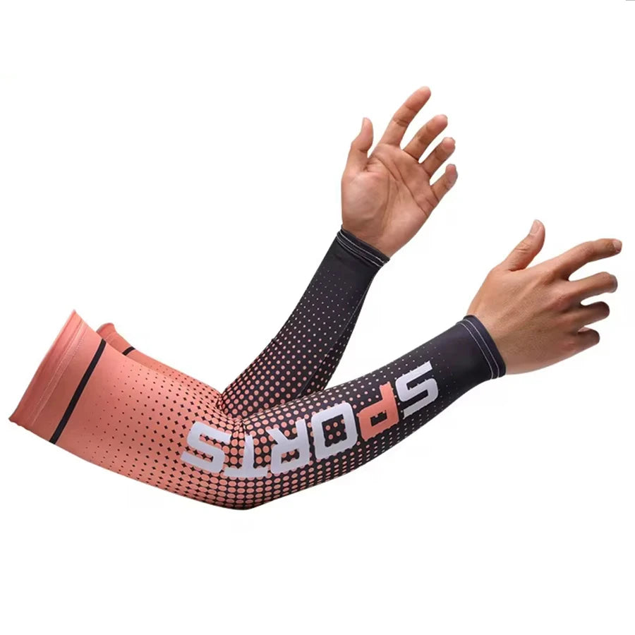 UV Sun Protection Arm Sleeves for Men and Women Peaceful Pleasures Health and Wellness Pink One Size