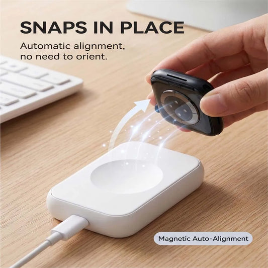 Magnetic Smart Watch Charger – HW22, DT, S8 & Ultra Series Smartwatch Charger Oasis Select