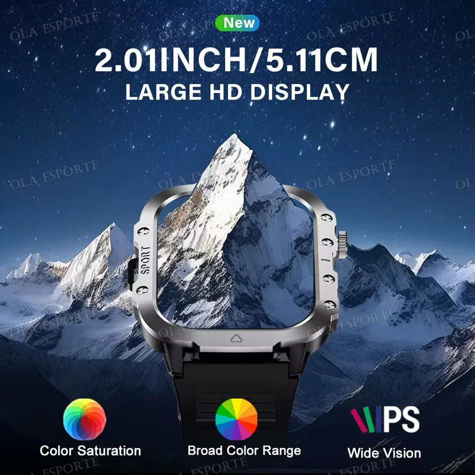 2025 New LED Men's Smartwatch Bluetooth Talking Smartwatch Multi Sport Mode Health Monitor Outdoor Sport Smart Watch For Android Peaceful Pleasures Health and Wellness