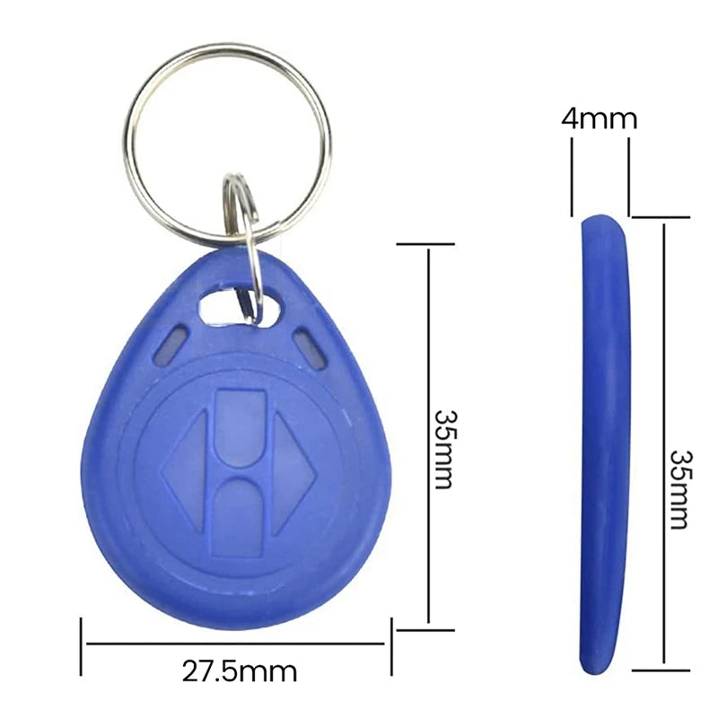 100 PCS Writable 125Khz RFID Key Fob Proximity ID Card Token Tag Rewritable T5577 Universal Peaceful Pleasures Health and Wellness