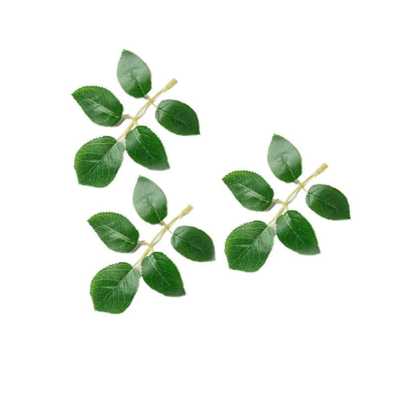 Silk Green Leaves for Artificial Flowers | Wedding & Home Decor