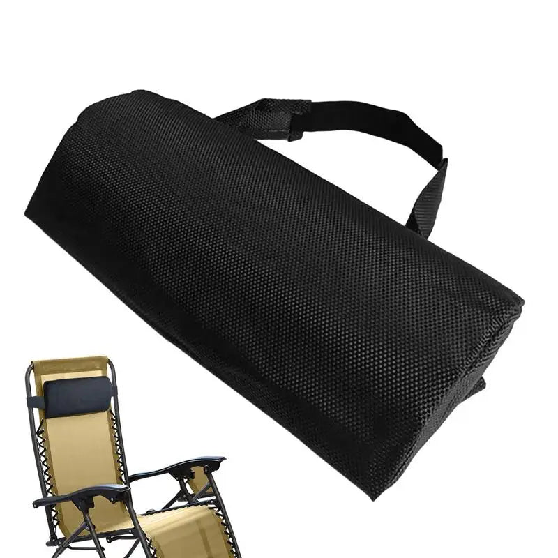 Ledge Lounger Pillow Pool Lounge Chair Pillows with Strap Universal Removable Camp Terrace Lounge Chair Lunch Break Rest Pillow Peaceful Pleasures Health and Wellness