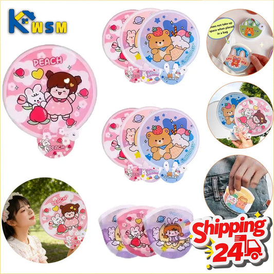 Mini Handheld Folding Fan – Portable Chinese Style Summer Fan Folding Hand Fan Oasis Select