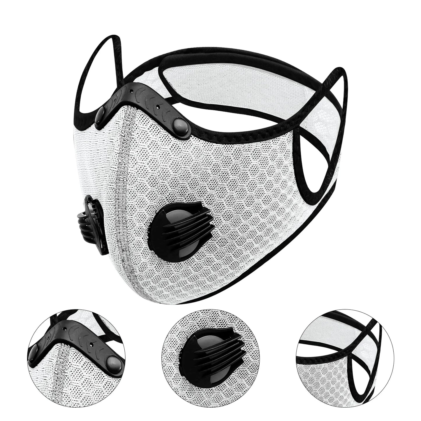 Unisex Windproof Riding Mask Breathable Filtration Outdoor Sports Masks for Walking Cycling Motorcycling Peaceful Pleasures Health and Wellness