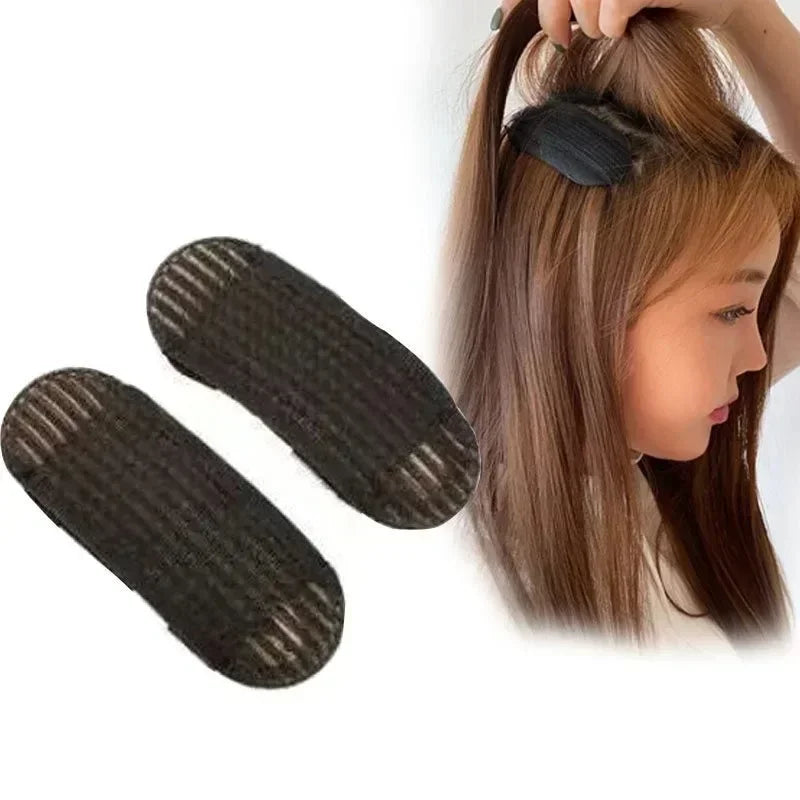 Fluffy Hair Volume Clips – Sponge Root Bump Pads, 2-Pack