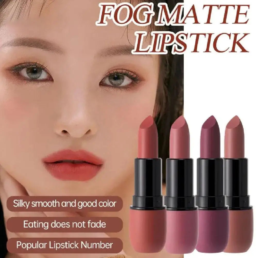 Velvet Matte Lipstick – Waterproof, High Pigment, Long-Lasting