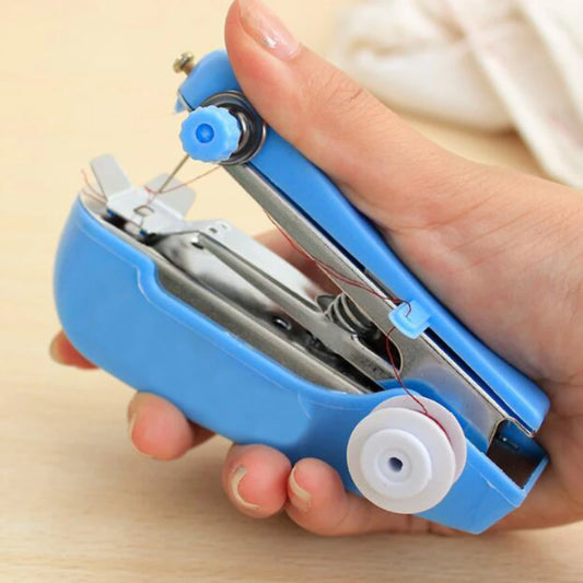 4 Colors 1pc Portable Mini Manual Sewing Machine Simple Operation Sewing Tools Sewing Cloth Fabric Handy Needlework Tool DC05 Peaceful Pleasures Health and Wellness