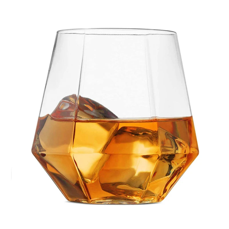 360ml Plastic Whiskey Cup Wedding Wine Glasses Drinkware Transparent Cocktail Glass Party Bar Club Drinking Tools Tea Coffee Mug Peaceful Pleasures Health and Wellness