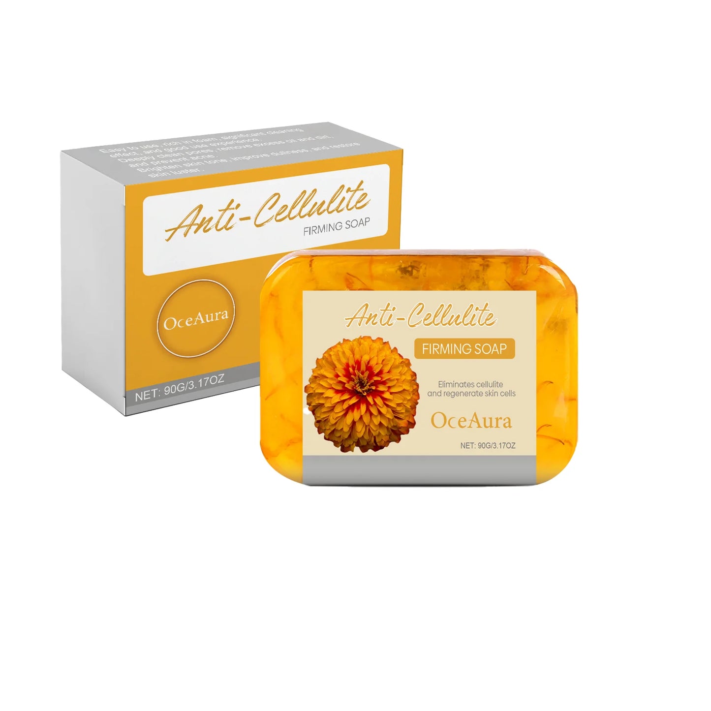 OceAura NMN Firming Body Soap Bar | Shea Butter & Glycerin 90g