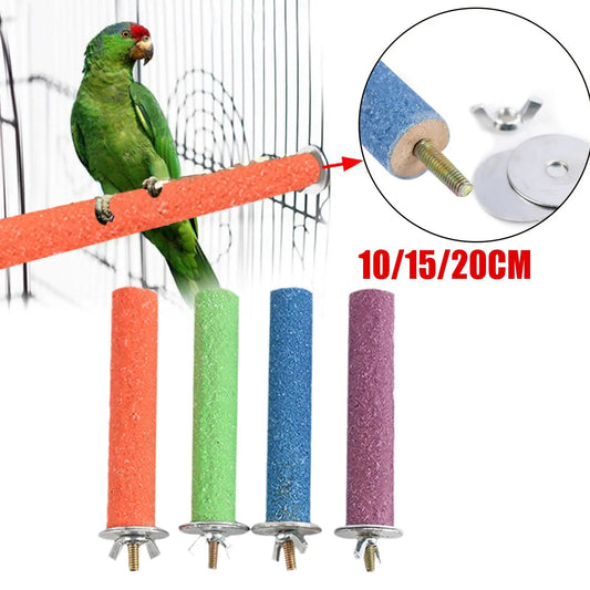 Wood Bird Perch Grinding Bar – Claw & Beak Trimming Stick Bird Perch Toy Oasis Select