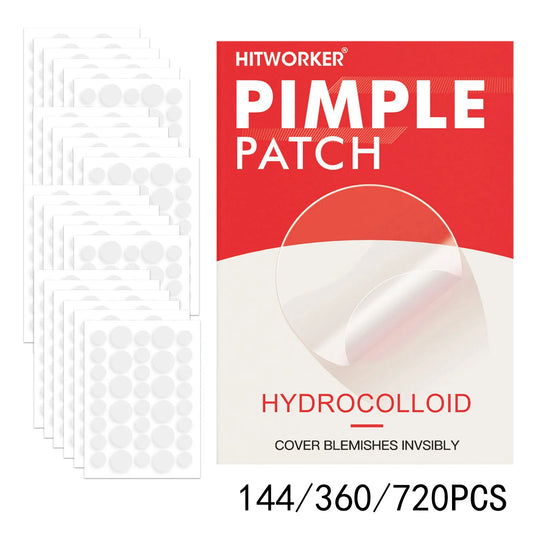 Invisible Waterproof Hydrocolloid Acne Patches – All Skin Types Hydrocolloid Acne Patch Peaceful Pleasures Health and Wellness