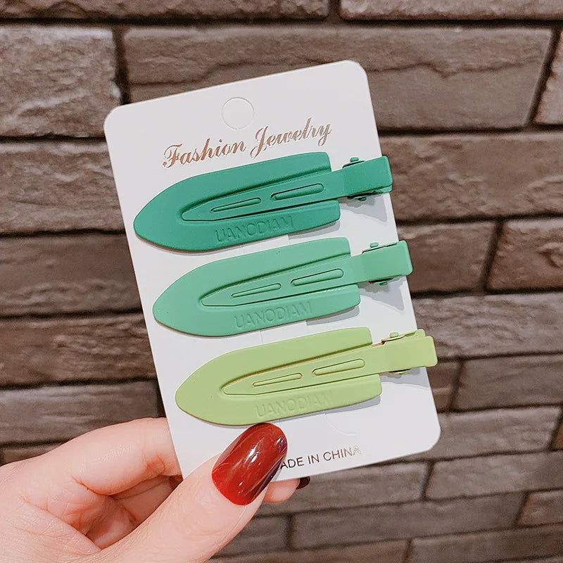 No-Dent Mini Alligator Hair Clips 3PCS | Hypoallergenic Edge Control