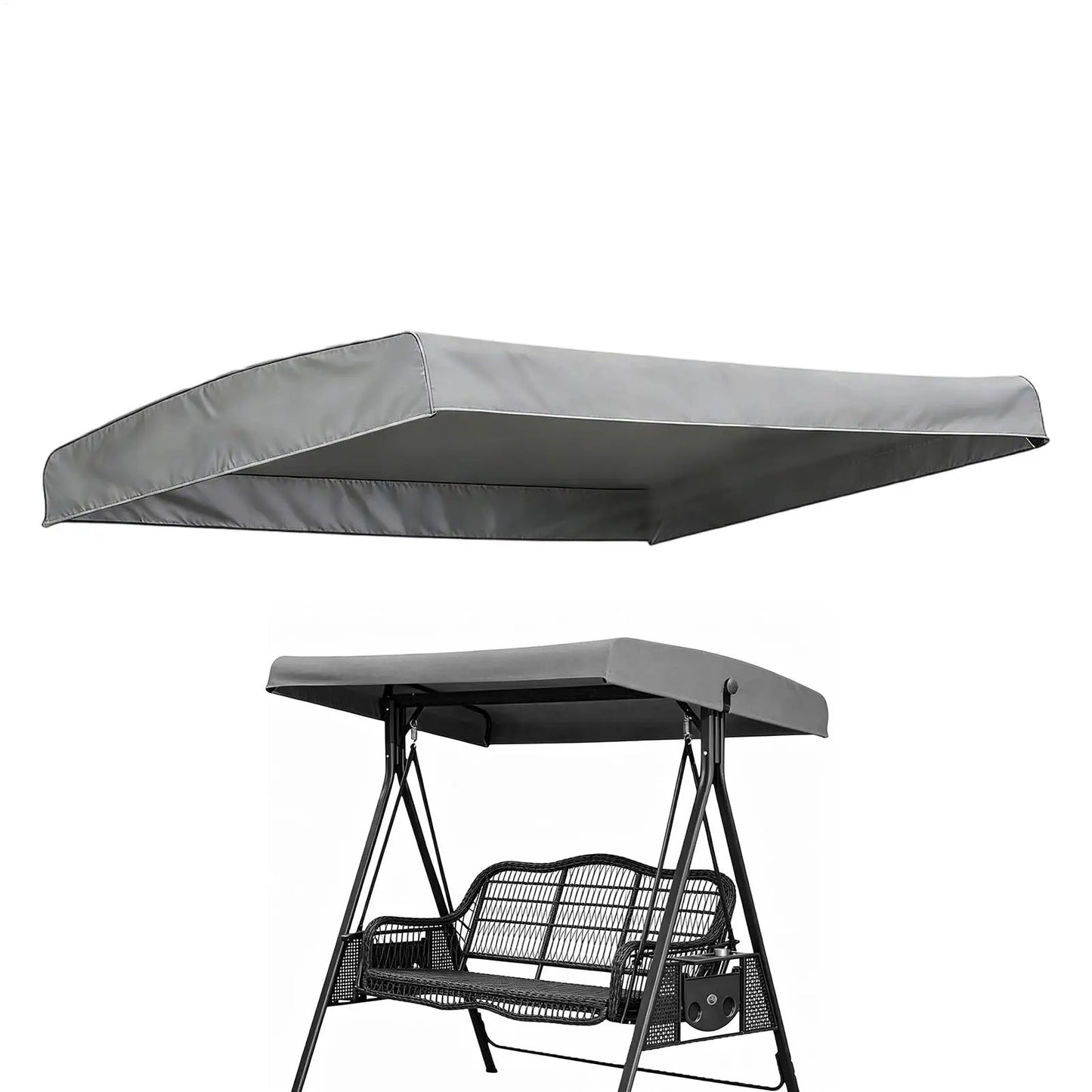 75x47" Waterproof UV-Resistant Swing Canopy Replacement Cover
