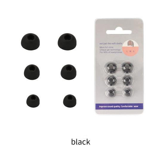 3 Pairs For CMF by NOTHING BUDS Pro 2 Eartips Silicone Earbuds Tips Earphone Kits Cover Replacement Ear Buds Tips Eargels Earcap Peaceful Pleasures Health and Wellness