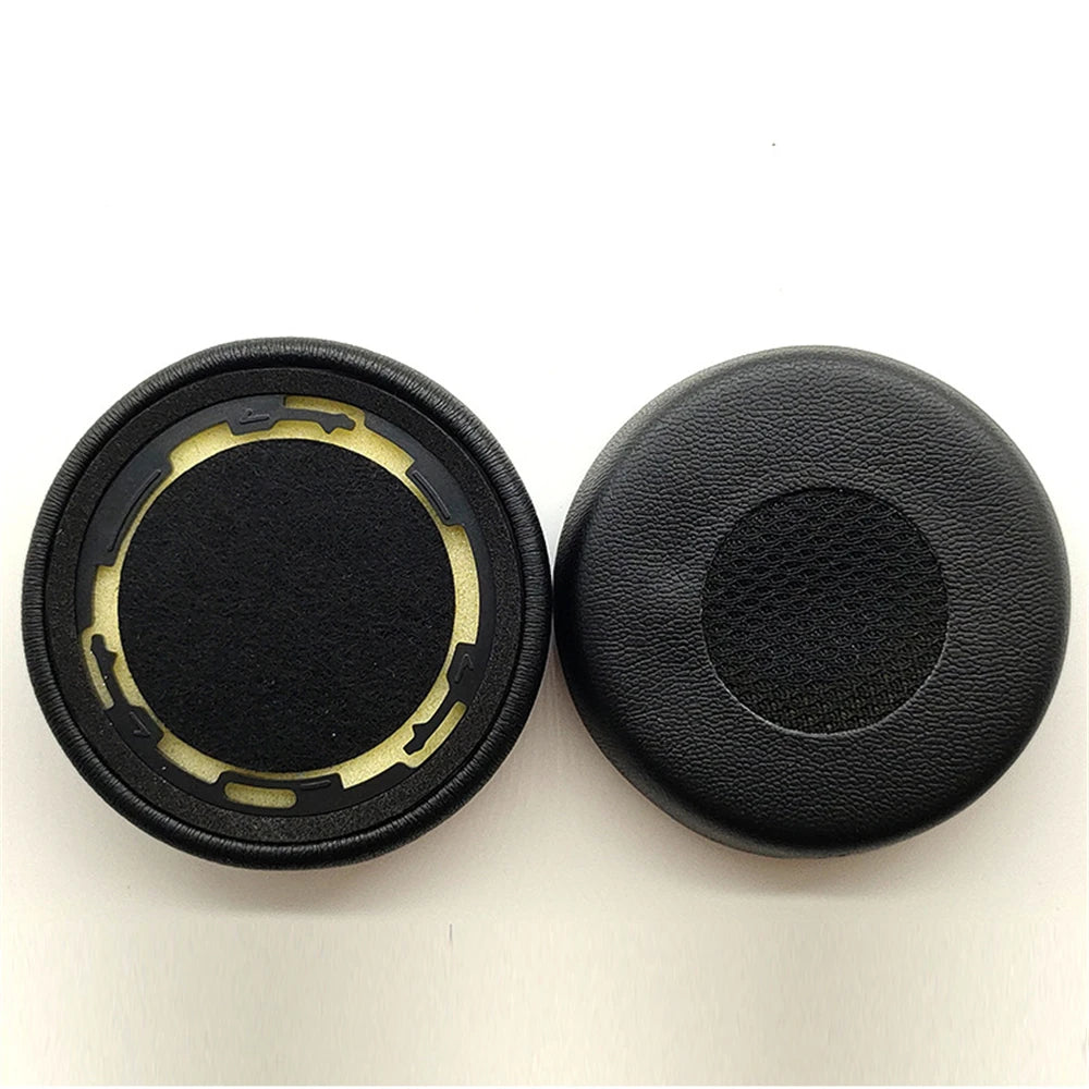2 PCS/1 PAIR Leather Cushion Cover For Jabra Evolve 20SE 30II 40 65 75 Earpads Cover Sponge Soft Headphone Pads Black Peaceful Pleasures Health and Wellness