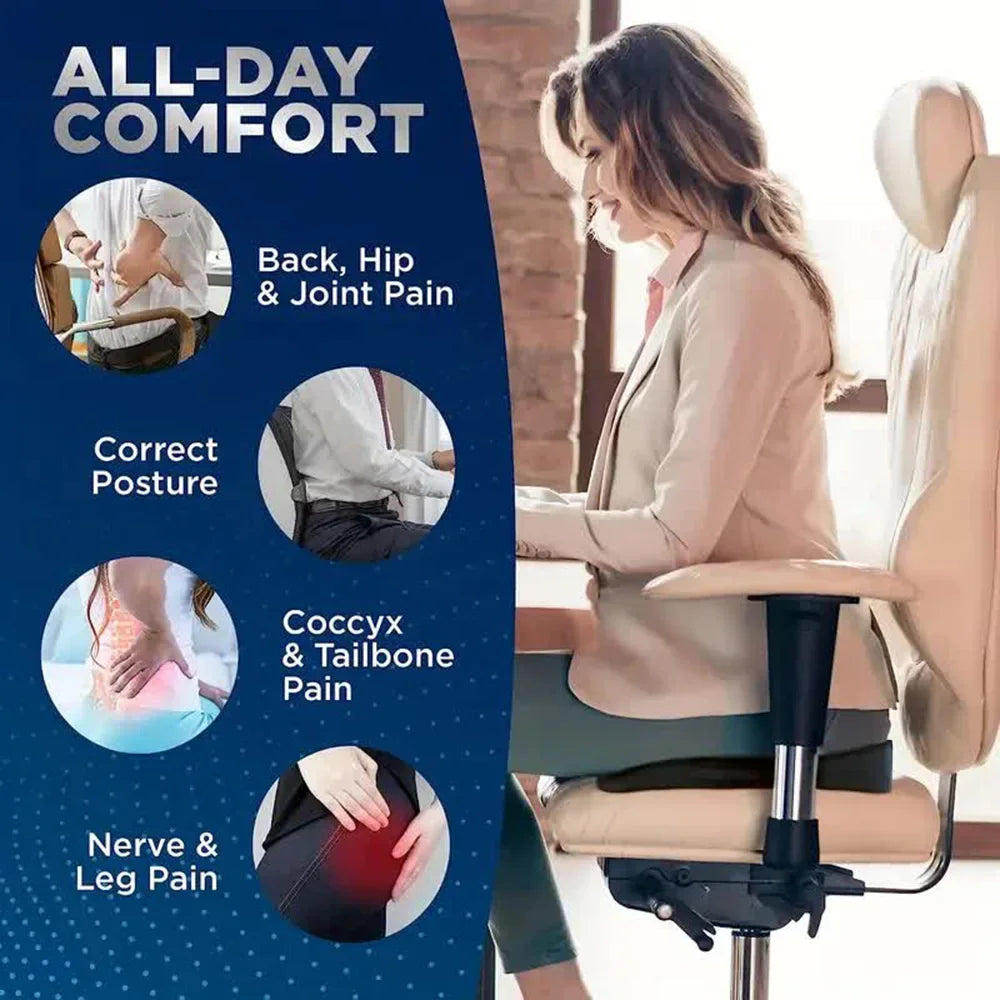 Cooling Memory Foam U-Shape Seat Cushion – Chair & Wheelchair