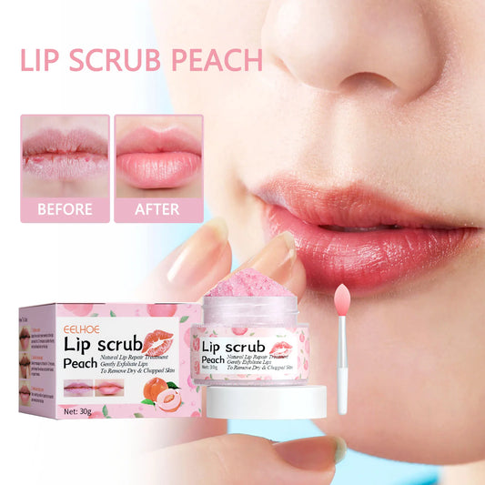 Peach Lip Scrub – Exfoliating, Moisturizing & Dark Lip Care 30g