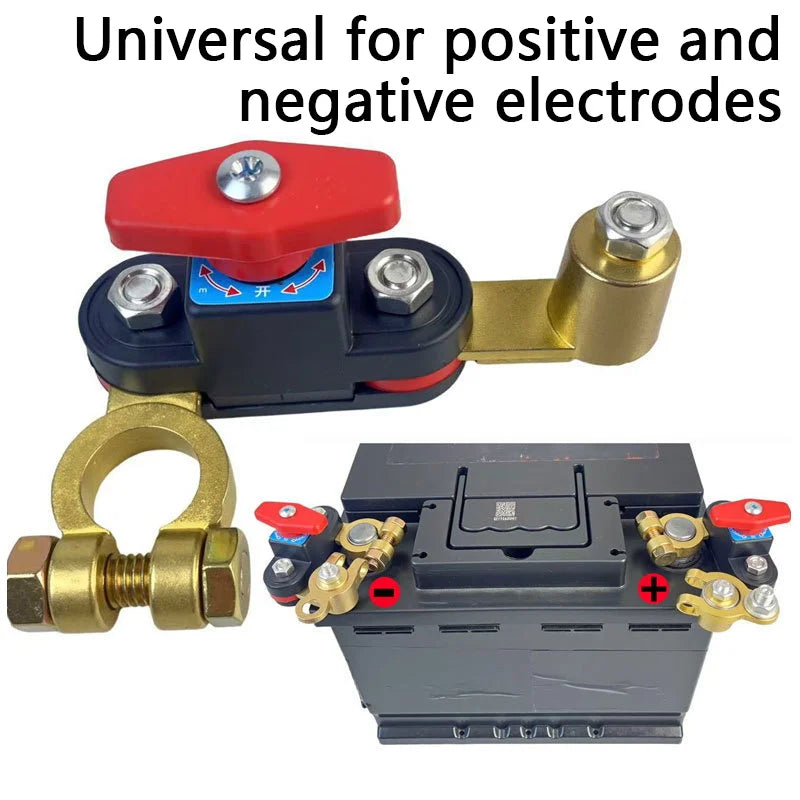 Car Battery Disconnect Switch Bidirectional Joint Can Rotate Disconnect Switch ﻿Anti-Power Off Leakage Circuit Breaker 12-24v Peaceful Pleasures Health and Wellness