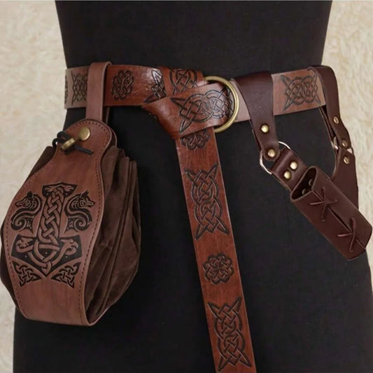 Medieval Knight Belt Renaissance Costume Accessories Sword Holder Peaceful Pleasures Health and Wellness