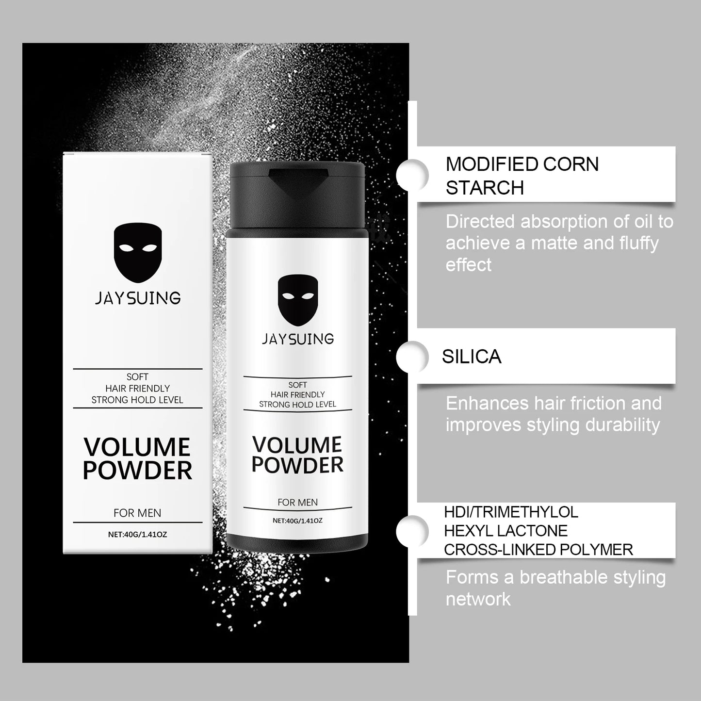 Jaysuing Volumizing Hair Texture Powder – Matte Oil Control
