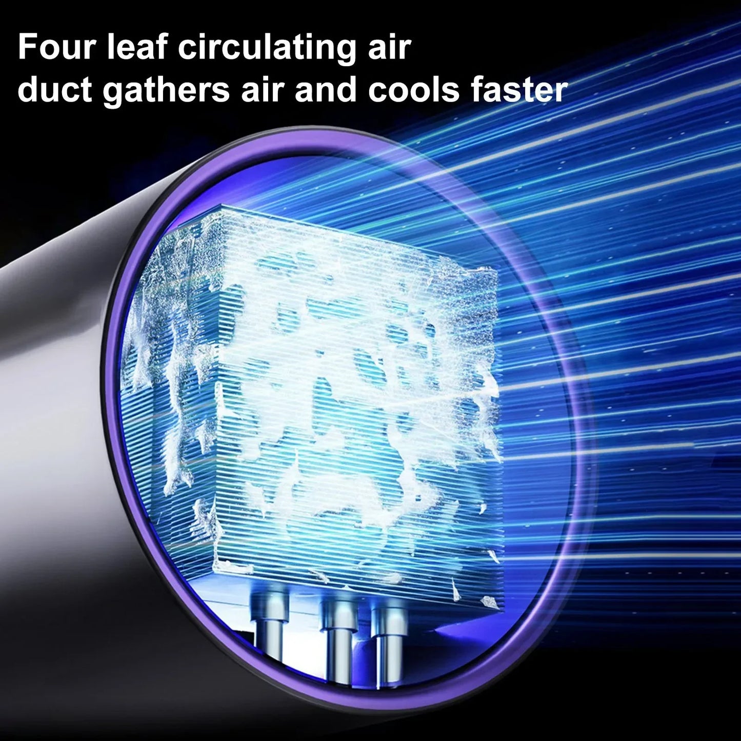 URGGU Rechargeable Clip-On Fan with LED Light | 3 Speeds