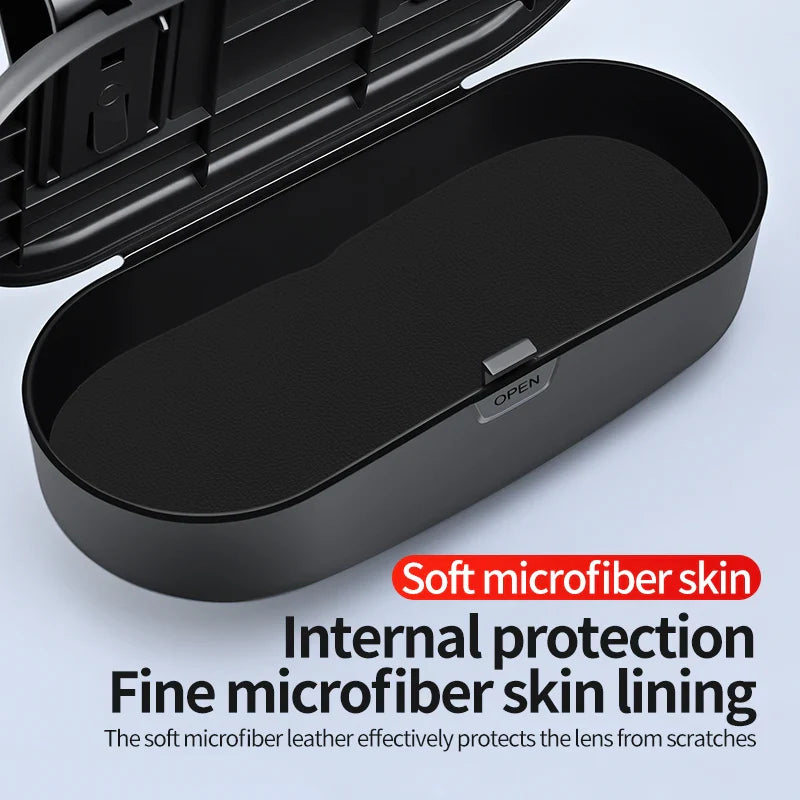 Car Sun Visor Glasses Holder – Clip-On Eyeglasses Case