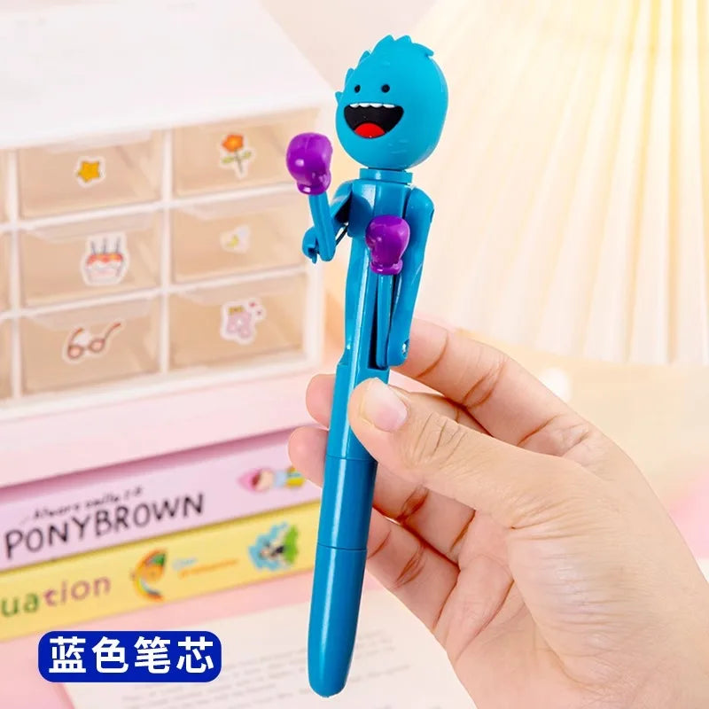 Funny Boxing Ballpoint Pen Blue Ink Creative Pumpkin Monster Santa