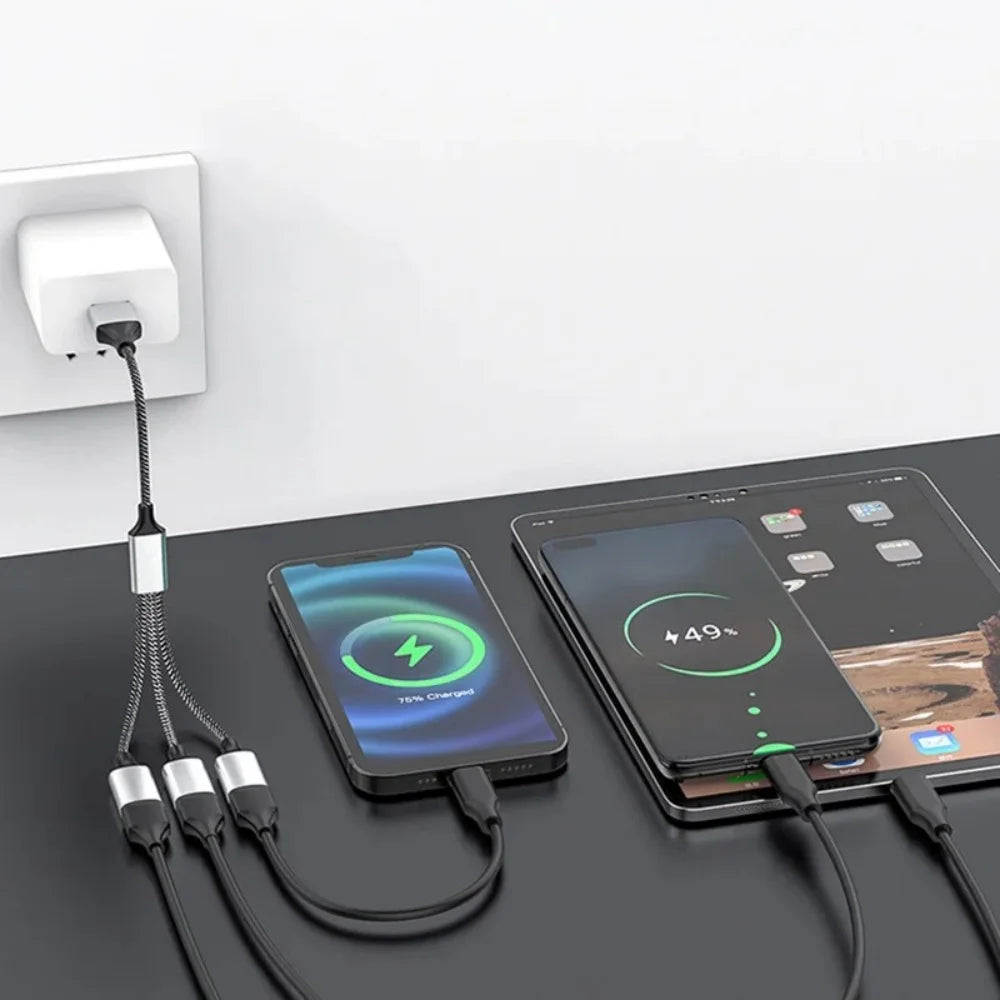 USB-C OTG Hub 4-Port Type-C to USB-A Splitter for Laptop & Mac
