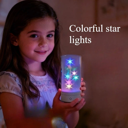 Star Night Light USB Rechargeable Kids Bedroom Desk Lamp