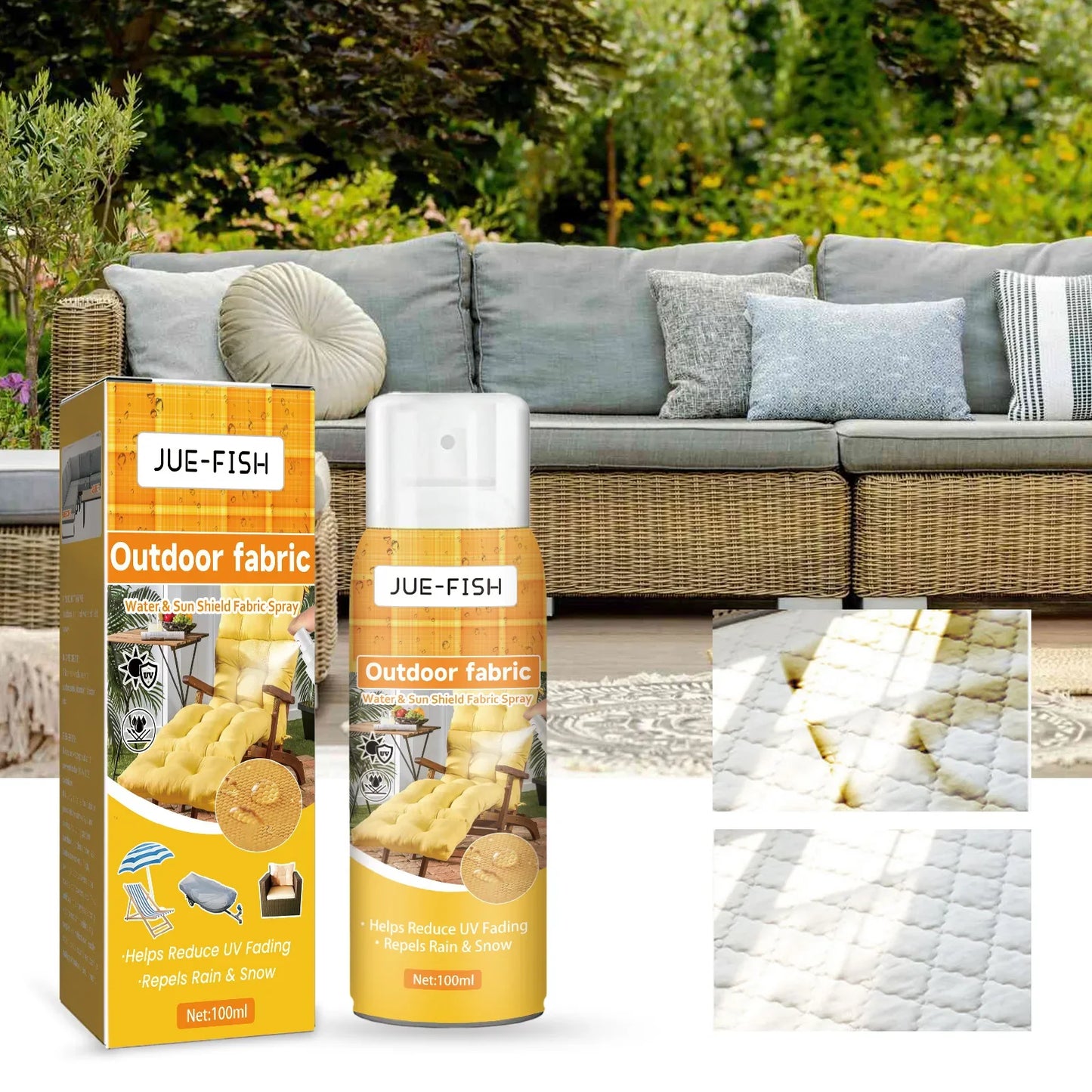 Waterproof Fabric Spray – UV & Rain Protection for Leather