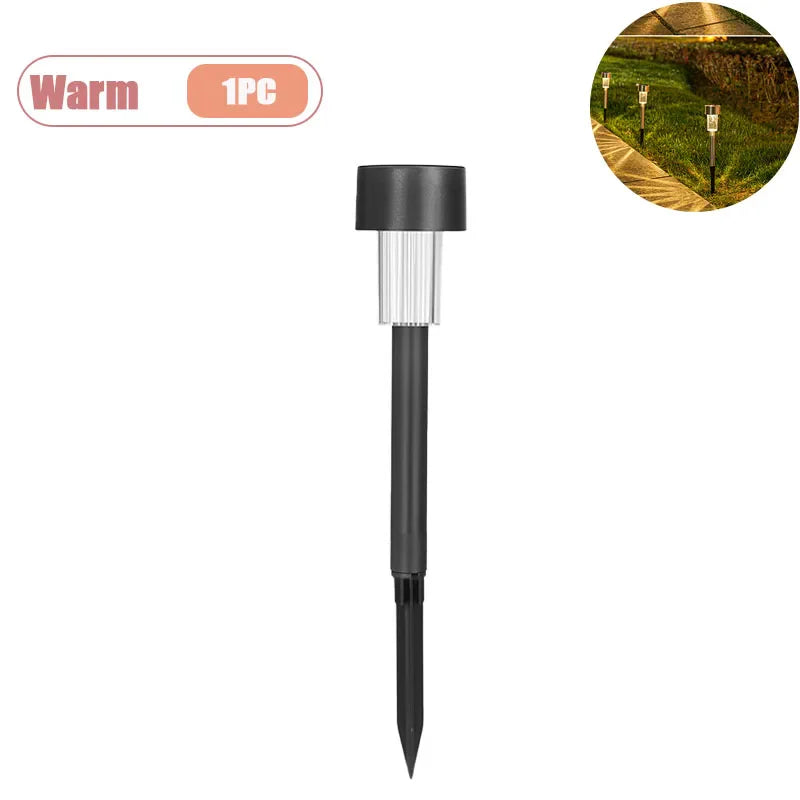 Solar Stainless Steel Pathway Lights | Waterproof Garden Stake