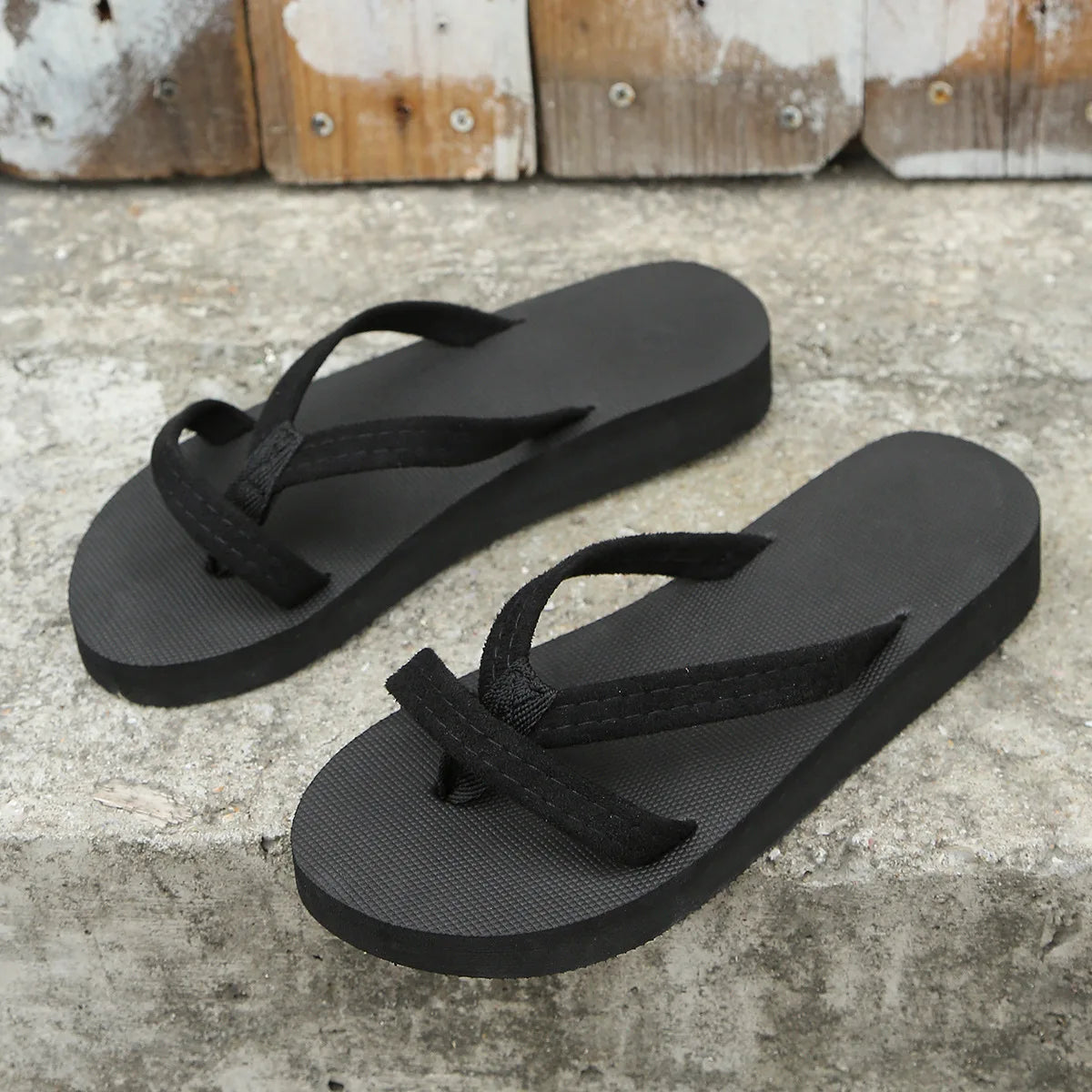 Women's Platform Flip Flops – Summer Beach Sandals Slip-On