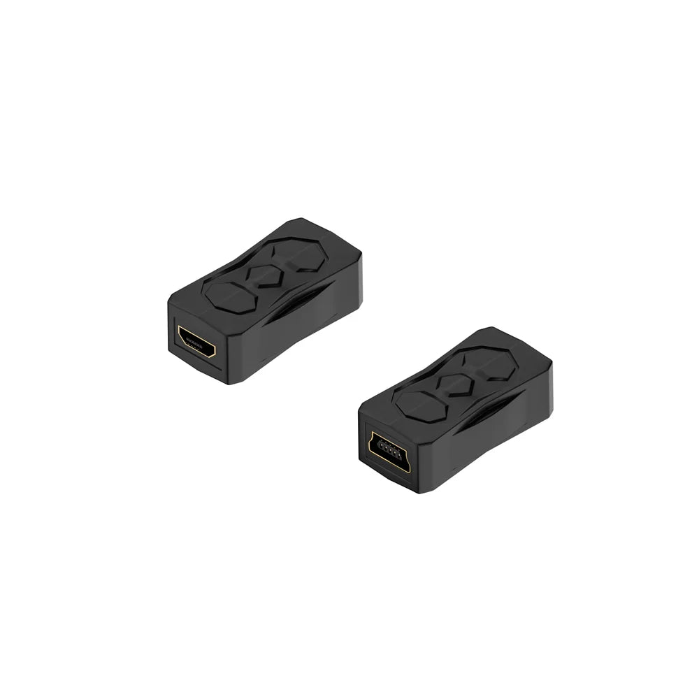Mini USB 2.0 to Micro Type C Adapter Male To Female Charging Data Transmission 480Mbps Converter For Mobile Phone Camera Tablet Peaceful Pleasures Health and Wellness micro F-Mini usb F 2 PCS