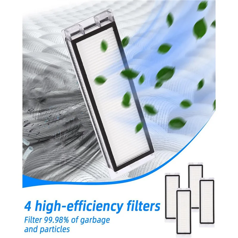 A36T-2 Set For Roborock Q Revo PRO/Q Revo S/Q Revo Maxv Robot Vacuum Parts Main Side Brush Hepa Filter Mop Cloth Dust Bags Peaceful Pleasures Health and Wellness