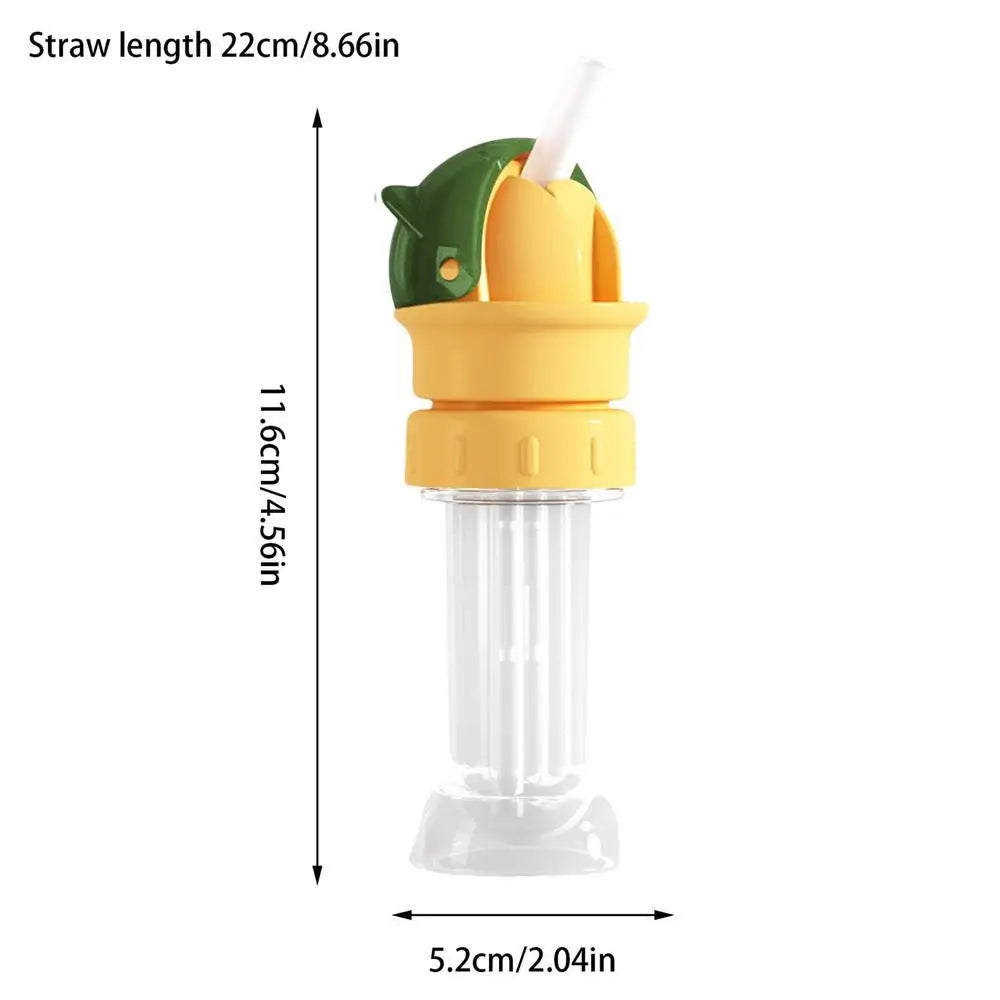 Kids Water Bottle Straw Topper Universal Leakproof Silicone Adapter Soft Spout Protects Mouth For Home Travel, Juice Soda Peaceful Pleasures Health and Wellness Green