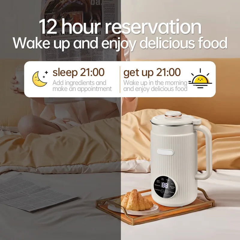 URGGU 1.2L Soybean Milk Maker & Heating Blender – 800W