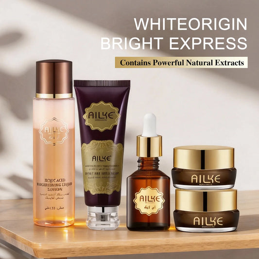 AILKE Kojic Acid Day & Night Brightening Face Cream – 25g Brightening Face Cream Peaceful Pleasures Health and Wellness 5 in 1 Set