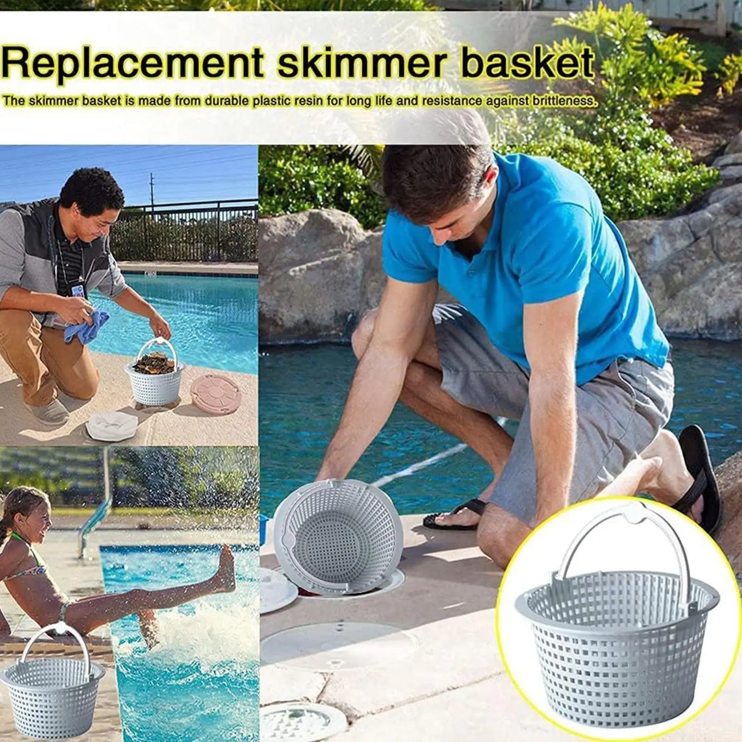 Pool Skimmer Filter Basket | ABS Leaf & Debris Strainer