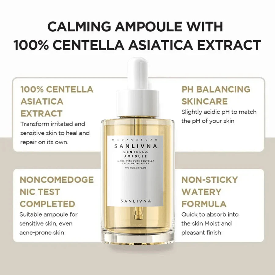 Centella Asiatica Ampoule Serum – Sensitive Skin | SANLIVNA