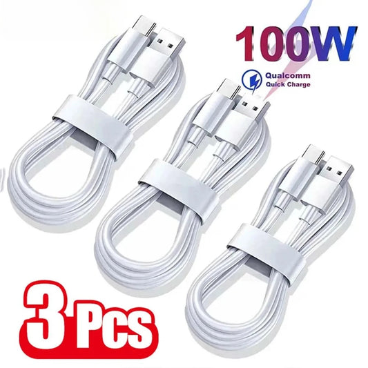 1-3PCS 10A 100W Type C Super Fast Charging Cable Data Cord For Huawei OPPO vivo Quick Charing,not iPhone、xiaomi、samsung Peaceful Pleasures Health and Wellness