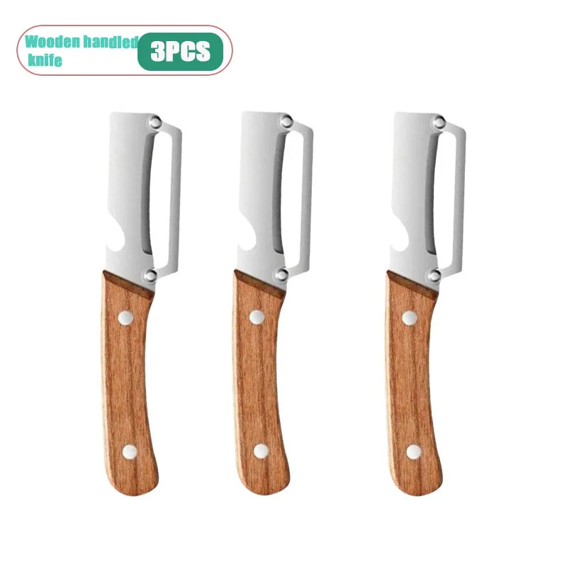 10-Pack Heavy Duty Stainless Steel Peeler Set – Fruit & Veg