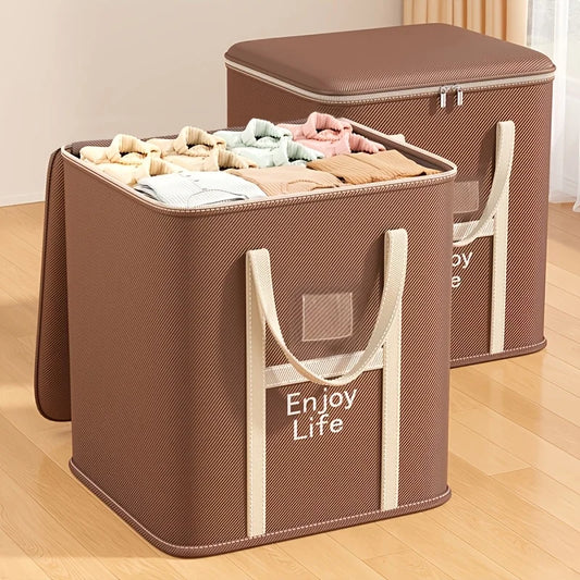 Large Collapsible Storage Bags for Clothes, Blankets & Bedding Collapsible Storage Bags Peaceful Pleasures Health and Wellness
