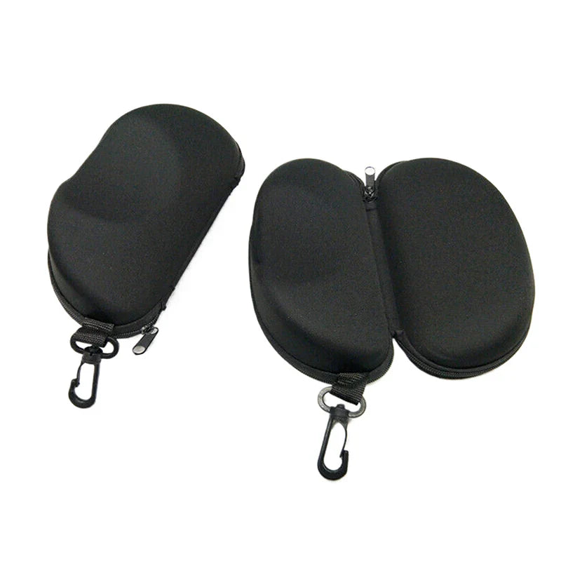 EVA Zipper Sunglasses Case with Hook – Shockproof Eyeglass Pouch