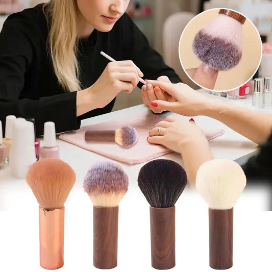 1pc Big Makeup Brushes Powder Cosmetic Brush Face Blush Contour Brush Kabuki Nail Brush Makeup Tools With Bag Sculpting Peaceful Pleasures Health and Wellness