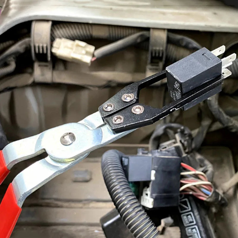 Universal Automotive Relay Disassembly Clamp Fuse Puller Car Remover Pliers Clip Hand Tool Suitable Car Repair Tool Removal Tool Peaceful Pleasures Health and Wellness