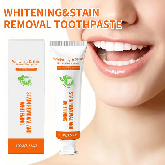 Whitening Toothpaste Eliminate Coffee Tea Stain Soothing Refreshing Brighten Teeth Fresh Breath Inhibit Oral Bacteria Oral Care Peaceful Pleasures Health and Wellness