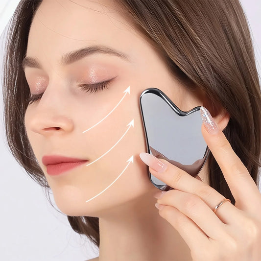 Dolphin Gua Sha Tool | Stainless Steel Facial Massage Board Gua Sha Facial Tool Peaceful Pleasures Health and Wellness