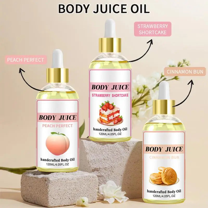 120ml Body Juice Oil – Non-Greasy Scented Moisturizing Body Oil